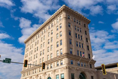 Rockford, Illinois - ABD - 28 Mart 2024: Rockford City Hall binasının dış tarafı, Illinois, ABD.