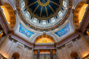 St. Paul, Minnesota - United States - August 14th, 2024: Interior of the Minnesota State Capitol Building in St. Paul, Minnesota, USA. clipart