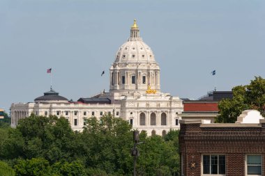 1896 ve 1905 yılları arasında St. Paul, Minnesota, ABD 'de inşa edilen Minnesota Eyalet Binası' nın dışı..