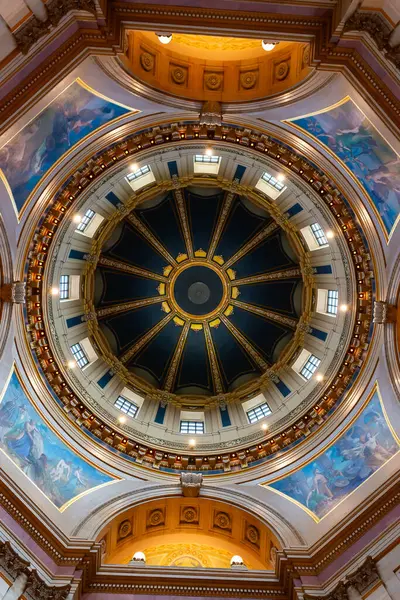 stock image Minneapolis, Minnesota - United States - August 15th, 2024: Interior of the Minnesota State Capitol Building in St. Paul, Minnesota, USA.