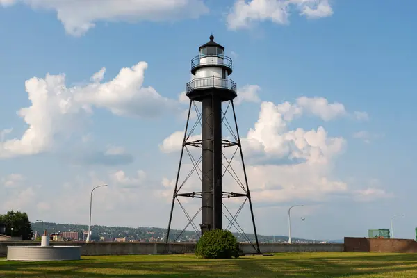 stock image The historical Duluth South Breakwater Inner Light, built from 1900-1901, in Duluth, Minnesota, USA.