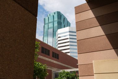 Minneapolis, Minnesota, ABD 'de güzel bir yaz günü gökyüzü..