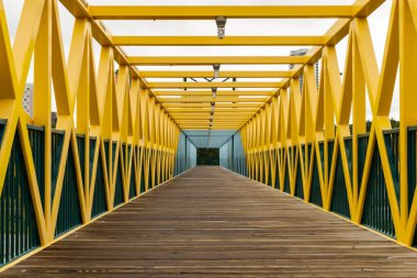 Minneapolis, Minnesota, ABD 'deki Irene Hixon Whitney Köprüsü' nde..