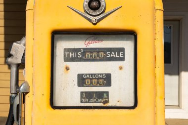 Williamsville, Illinois - ABD - 15 Mayıs 2025: Williamsville, Illinois, ABD 'deki Route 66' daki tarihi 