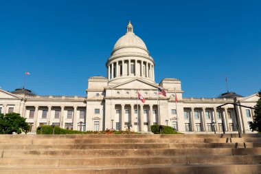 Arkansas eyaletinin Little Rock, Arkansas 'taki Kongre Binası' nın dışı..