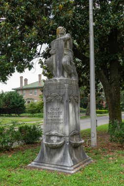 Paducah, Kentucky - ABD - 23 Haziran 2025: Heykeltıraş Lorado Taft tarafından dikilen Paducah, Kentucky, ABD.