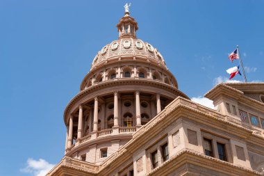 Teksas Eyalet Binası 'nın dışı Austin, Teksas, ABD.
