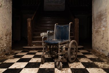 Rockville, Indiana, ABD 'deki terk edilmiş Indiana Eyalet Sanatoryumu..