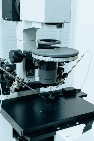 Modern multifunctional medical microscope, experiments on modern medical microscope equipment