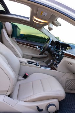 Mükemmel konfor için güzelce işlenmiş bej deri koltuklarla lüks deneyimi yaşayın. Sıra dışı bir sürüş deneyimi için gelişmiş gösterge paneli teknolojisiyle eşleştirilsin.