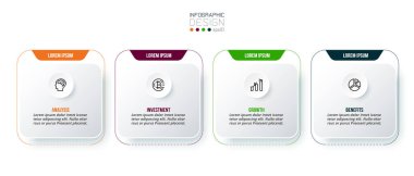 Seçenekli iş konsepti bilgi şablonu