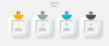 Seçenekli iş konsepti bilgi şablonu