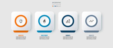 Seçenekli iş konsepti bilgi şablonu