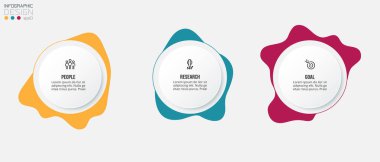 Seçenekli iş konsepti bilgi şablonu