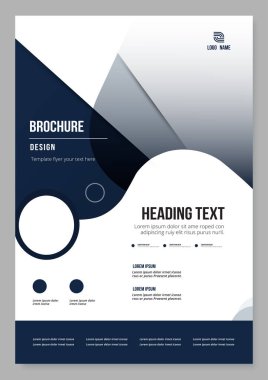 Kartvizitli şirket kimlik şablonu. Vektör tasarımı