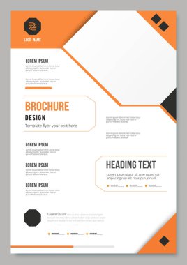 İş ve şirket için modern tasarım şablonu