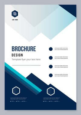 Sunum için modern kartvizit şablonu.