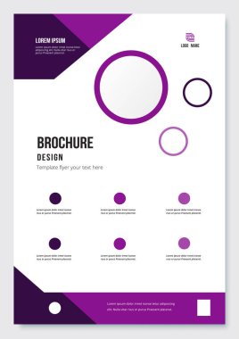 Sunum için modern kartvizit şablonu.