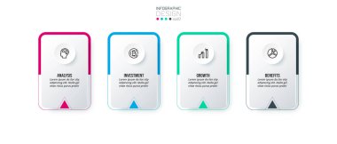 Seçenekli iş konsepti bilgi şablonu