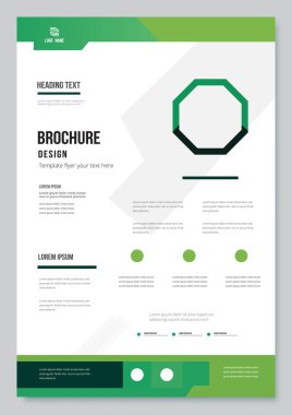 Creative Corporate & Business Flyer Brochure Şablon Tasarımı, soyut iş ilanı, vektör şablonu tasarımı. Broşür dekoru