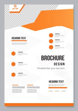 Yaratıcı profesyonel meslekler için el ilanı modern şablonu