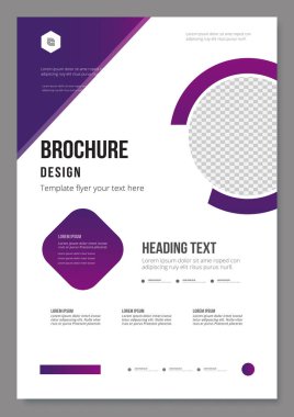 Kapak sayfalı Business Flyer Mizanpajı. yeni dijital pazarlama