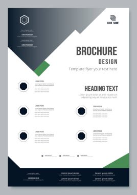 Broşür, modern şablon, modern tasarım, yaratıcı profesyonel iş için mükemmel.