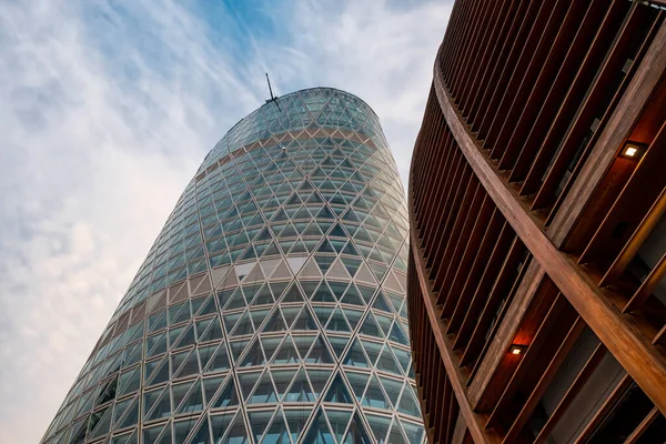 Milan Talya 2023 Unipolsai Tower Gökdeleninin Tamamlanmasıyla Milan Finans Merkezinin — Stok fotoğraf