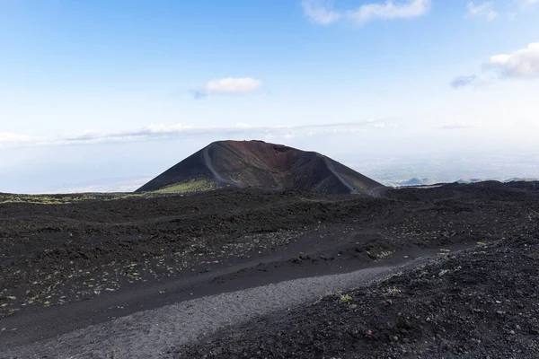 Silvestri Kraters Gebied Etna Vulkaan — Stockfoto