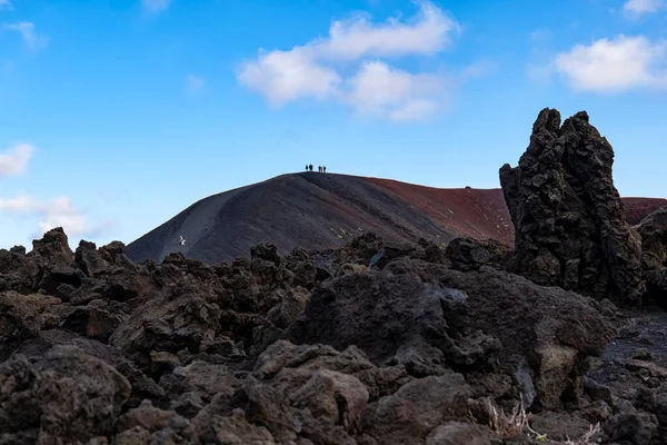 Silvestris Kratrar Etna Vulkan — Stockfoto