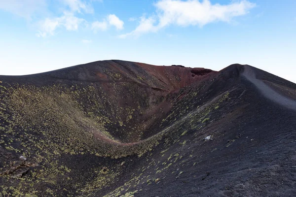Oblast Kráterů Silvestri Hoře Sopky Etna — Stock fotografie
