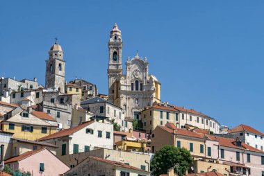 Cervo şehri, Liguria köyü.