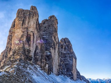 Tre Cime di Lavaredo Dağı manzarası