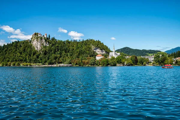 Manzara Slovenya Lake Bled — Stok fotoğraf