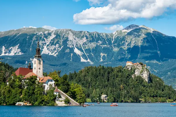 Краєвид Озера Блед Словенії — стокове фото