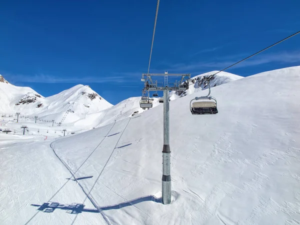 Skipisten Skigebiet San Domenico Varzo — Stockfoto