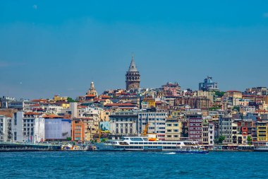 İstanbul 'un Galata Kulesi manzarası