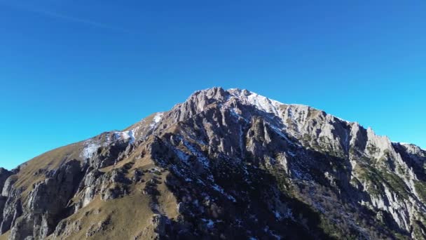 Valsassina Daki Grigna Meridionale Dağının Manzarası — Stok video