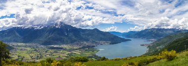 Landscape of Lake Como from Berlinghera mountain