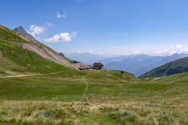Brembana Alpleri 'ndeki Grassi mülteci görüntüsü