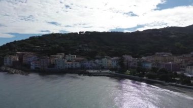 Elba Adası 'ndaki Marciana Marina Kasabası