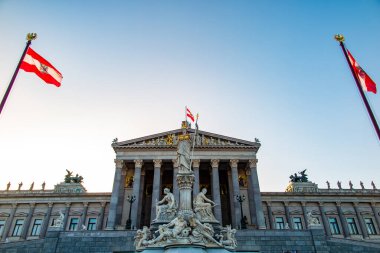 Wien 'deki Epstein Sarayı manzarası