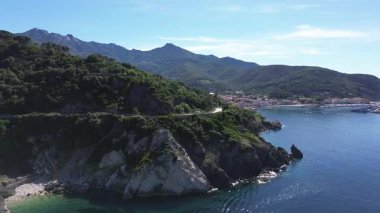 Elba Adası 'ndaki Marciana Marina Kasabası