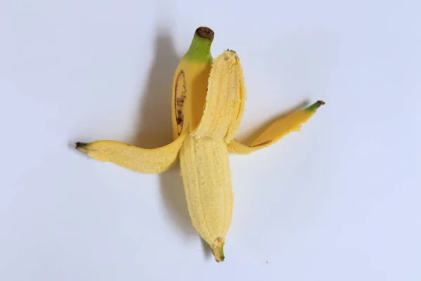 Banana Fresca Fondo Isolato — Foto Stock