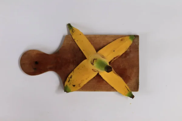 Plátano Fresco Sobre Fondo Aislado — Foto de Stock