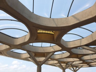 Yogyakarta, Endonezya 14 Nisan 2022: Yogyakarta Uluslararası Havaalanı veya YIA manzarası. YIA Havaalanı, Kulon Progo, Yogyakarta