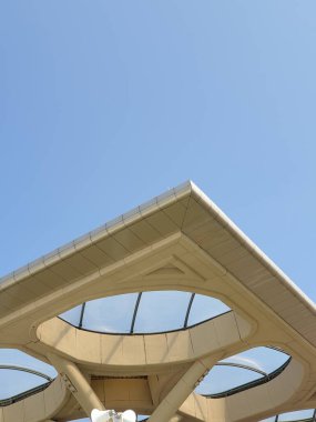 Yogyakarta, Endonezya 14 Nisan 2022: Yogyakarta Uluslararası Havaalanı veya YIA manzarası. YIA Havaalanı, Kulon Progo, Yogyakarta