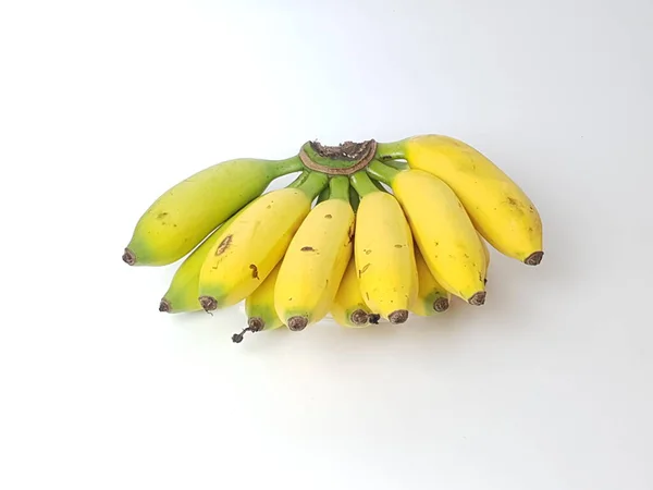 Bunch Bananas White Background — Stock Photo, Image