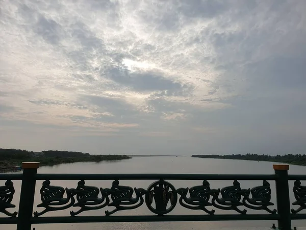 Pohled Řeku Jogyakartě — Stock fotografie