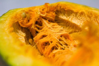 Yakın plan - Taze sarı balkabağı